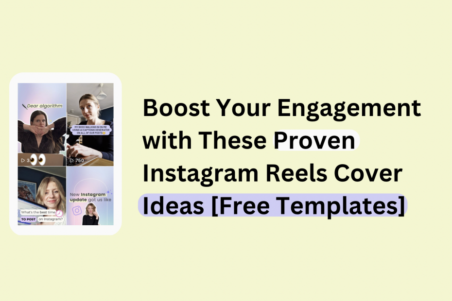 blog post title explaining how to make better instagram reels covers